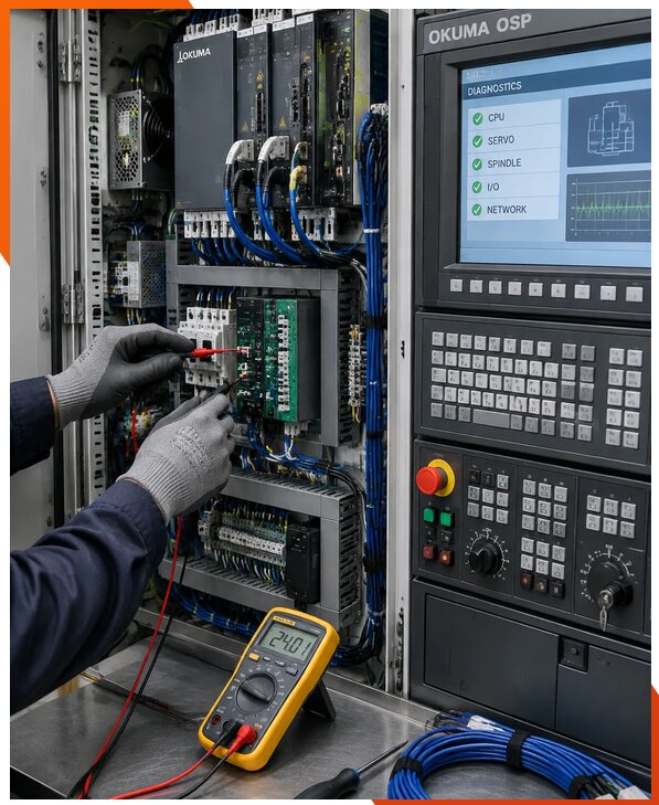 Ремонт систем ЧПУ Okuma OSP в Добрянке